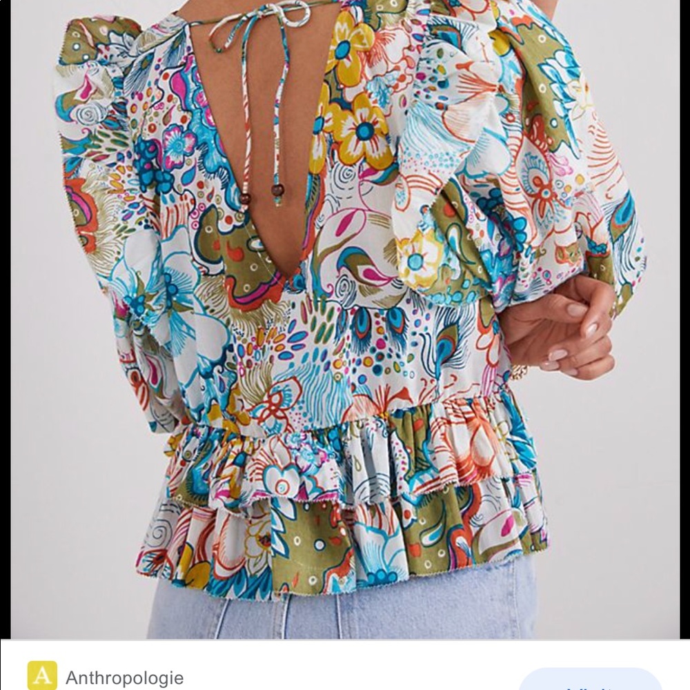 SOLD NWT Anthropologie’s Love the Label Regan top - Picture 7 of 8